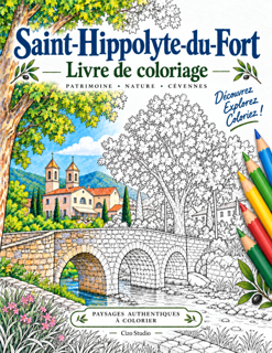 Saint-Hippolyte-du-fort - Livre de coloriage