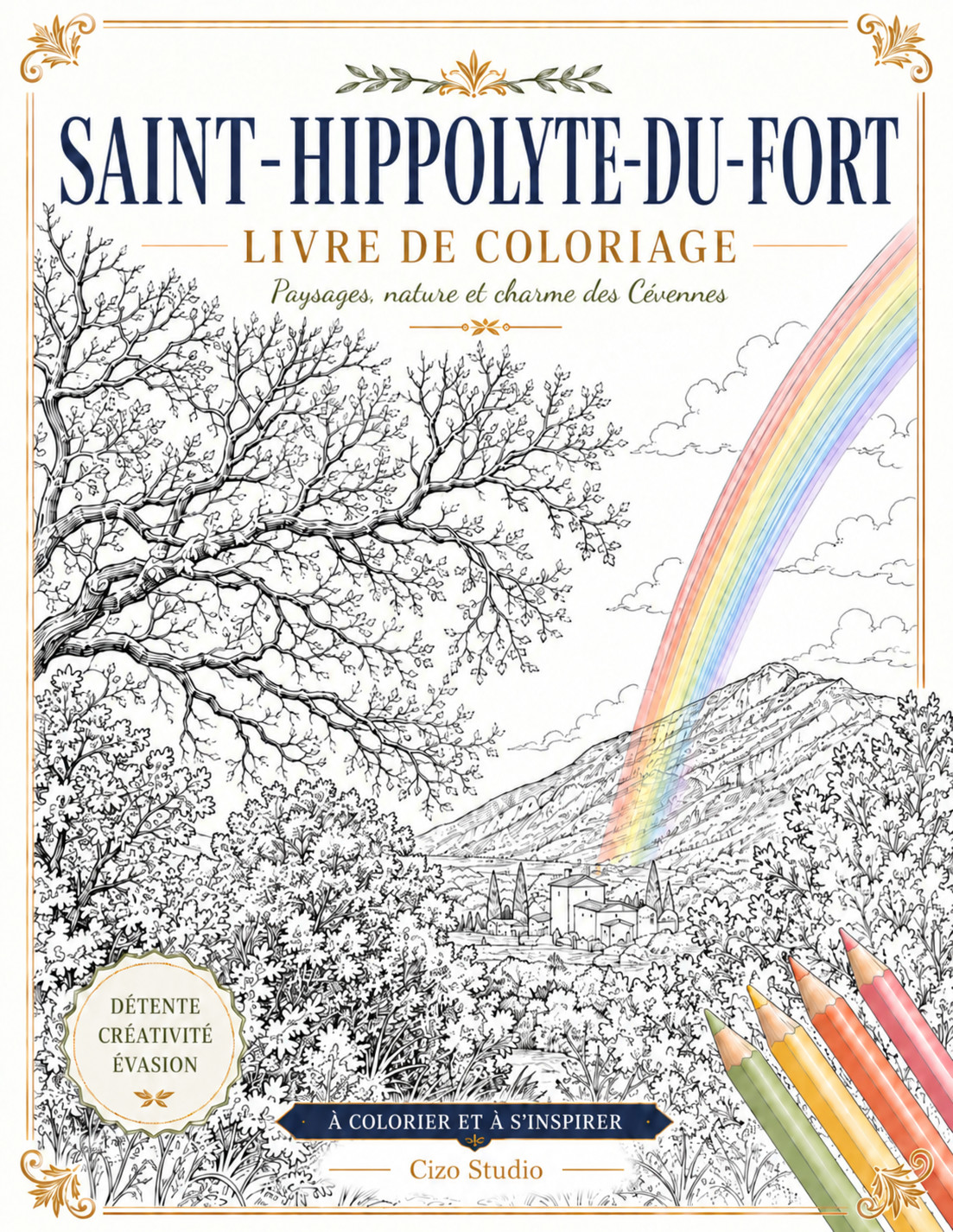 Saint-Hippolyte-du-fort - Livre de coloriage